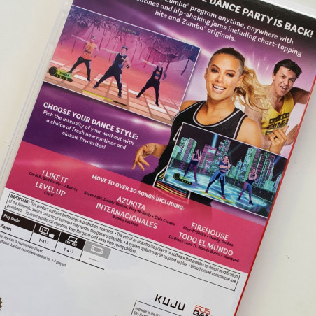 Zumba Burn it up ! Nintendo Switch UK vers. USED 505 Games Sport Dance