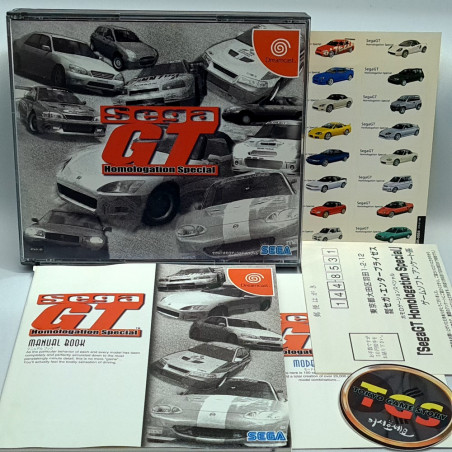 Sega GT Homologation Special + Reg. Card Sega Dreamcast Japan Sega Course 2000