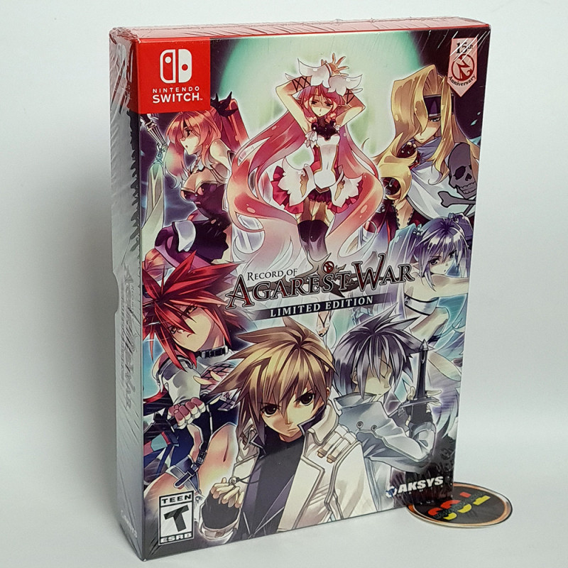 Record of Agarest War Limited Edition SWITCH USA NEW Senki Tactical RPG Aksys Games