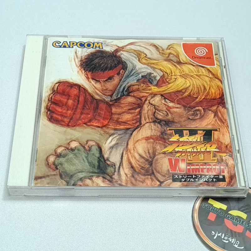 Street Fighter III W Double Impact Sega Dreamcast Japan Game Capcom Fighting 1999