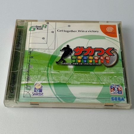J League Pro Soccer Club o Tsukurou! + Reg.&Spin. Card Sega Dreamcast Japan Sega Football