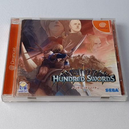 Hundred Swords + Reg.&Spin.Card Sega Dreamcast Japan Sega Strategy 2001