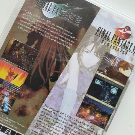 Final Fantasy VII / VIII Twin Pack Nintendo Switch Asian avec English Cover and texte en Francais ver. NEW Square Enix RPG