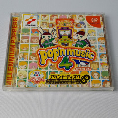 Pop'n Music 4 + Spin.Card Append Disc Sega Dreamcast Japan Konami Music 2000