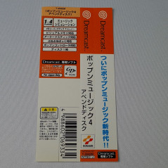 Pop'n Music 4 + Spin.Card Append Disc Sega Dreamcast Japan Konami Music 2000
