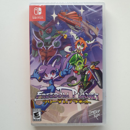 Freedom Planet Nintendo Switch USA vers. NEW Limited Run Game Platform