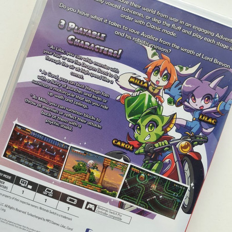 Freedom Planet Nintendo Switch USA vers. NEW Limited Run Game Platform