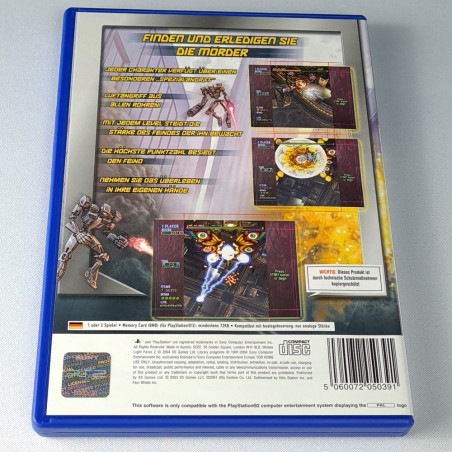 Mobile Light Force 2 Shikigami no shiro TBE PS2 European GER Playstation 2 Sony shmup 2001
