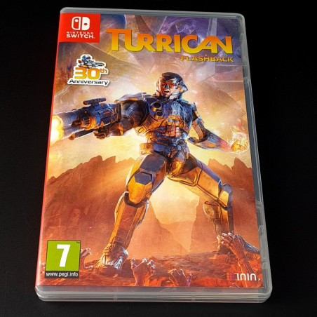 Turrican Flashback Switch FR Game In EN Nintendo ININ Games Compilation Action