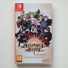 The Alliance Alive HD Remastered Awakening Edition Nintendo Switch FR vers. USED NIS America Aventure RPG