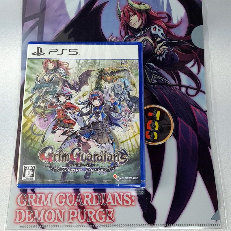 Grim Guardians: Demon Purge +Bonus PS5 Japan Game In EN-FR-DE-ES-IT-PT-KR-CH NEW Platform Action Inti Creates
