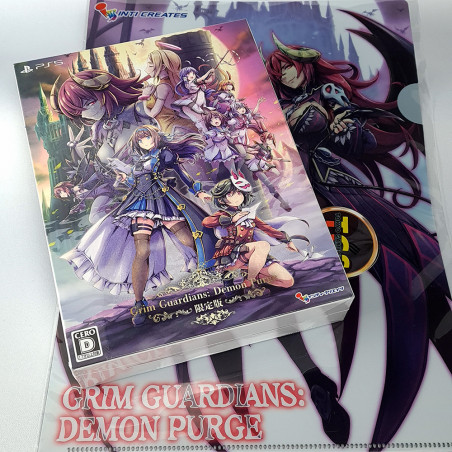 Grim Guardians: Demon Purge Limited Edition +Bonus PS5 Japan Game In EN-FR-DE-ES-IT-PT-KR-CH NEW Platform Action Inti Creates