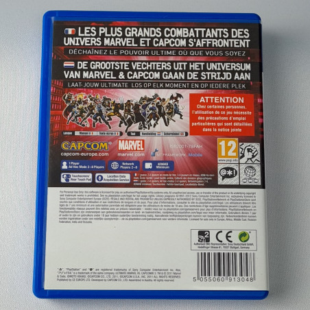 Ultimate Marvel vs. Capcom 3 PS Vita (PSV) European FR ENG Game Capcom Vs Fighting