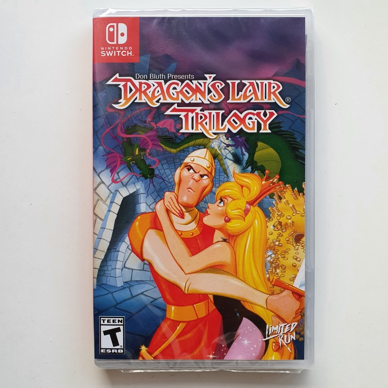 Dragon's Lair Trilogy Nintendo Switch USA vers. NEW Limited Run Game Aventure