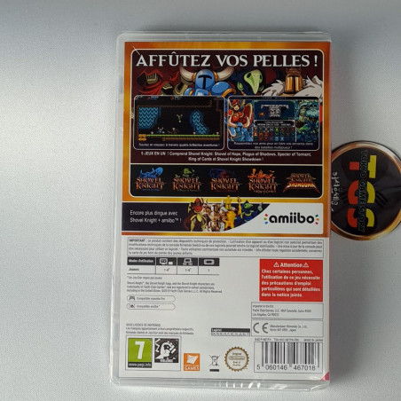 Shovel Knight Treasure Trove (5games) Switch FR NEW (EN-FR-DE-ES-IT-KR-JA-PT) Platform Roguelite