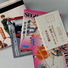 Sakura Taisen (No Manual + Reg.&Poster) Sega Saturn Japan Tactical Rpg wars Sega Red 1996