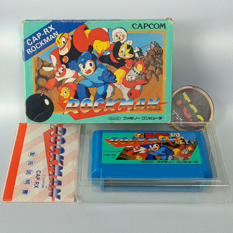 Rockman Famicom FC Japan Ver. Megaman Action Capcom Nintendo CAP-RX Mega Man