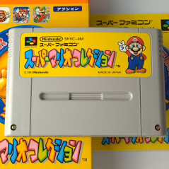 Super Mario Bros. Collection (1,2,3,USA) + Bonus Card Super Famicom Nintendo SFC Japan Game Platform 1993