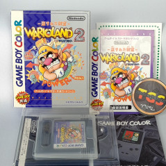 Warioland 2 +Stickers TBE Game Boy Color GBC Japan Ver. Wario Land Nintendo 1998 DMG-P-AW2J