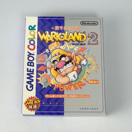 ワリオランド2 盗まれた財宝 Game Boy Color GBC Japan Ver. Wario Land Nintendo 1998 DMG-P-AW2J