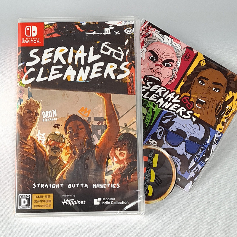 Serial Cleaners +Bonus SWITCH Japan Physical Game In ENGLISH-CH New Action Adventure