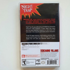 Night Trap with Booklet Nintendo Switch US vers . USED Limited Run Game Visual Movie