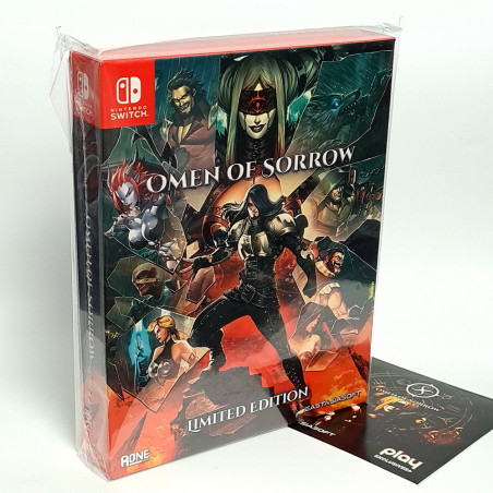 Omen of Sorrow Limited Edition +Sticker SWITCH Game In EN-FR-DE-ES-IT-PT NEW EastAsiaSoft Fighting