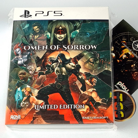Omen of Sorrow Limited Edition +Sticker PS5 Game In EN-FR-DE-ES-IT-PT NEW EastAsiaSoft Fighting