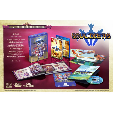 Souldiers Pix'n Love Collector's Edition PS4 Euro Game In EN-FR-DE-ES-PT NEW Metroidvania