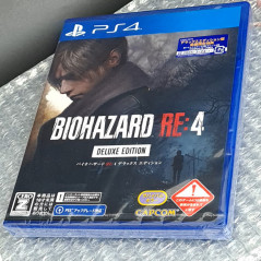 BioHazard RE: 4 [Deluxe Edition] PS4 Japan Game In EN-FR-DE-ES-IT-PT-KR-CH NEW Resident Evil Capcom