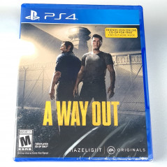 A Way Out PS4 USA Game In EN-FR-DE-ES-IT-PT NEW Sealed Coop Action Adventure EA