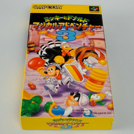 ミッキーとミニー マジカルアドベンチャー3 Super Famicom (Nintendo SFC) Japan Ver. Disney Capcom 1995 SHVC-P-AM3J
