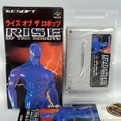Rise of the Robots + Reg. Super Famicom Japan Game Nintendo SFC T&E Soft Fighting 1994