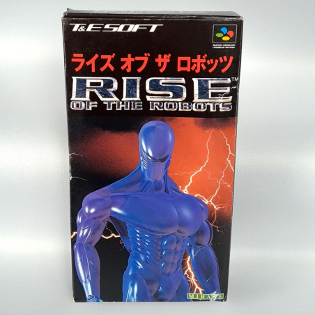 Rise of the Robots + Reg. Super Famicom Japan Game Nintendo SFC T&E Soft Fighting 1994