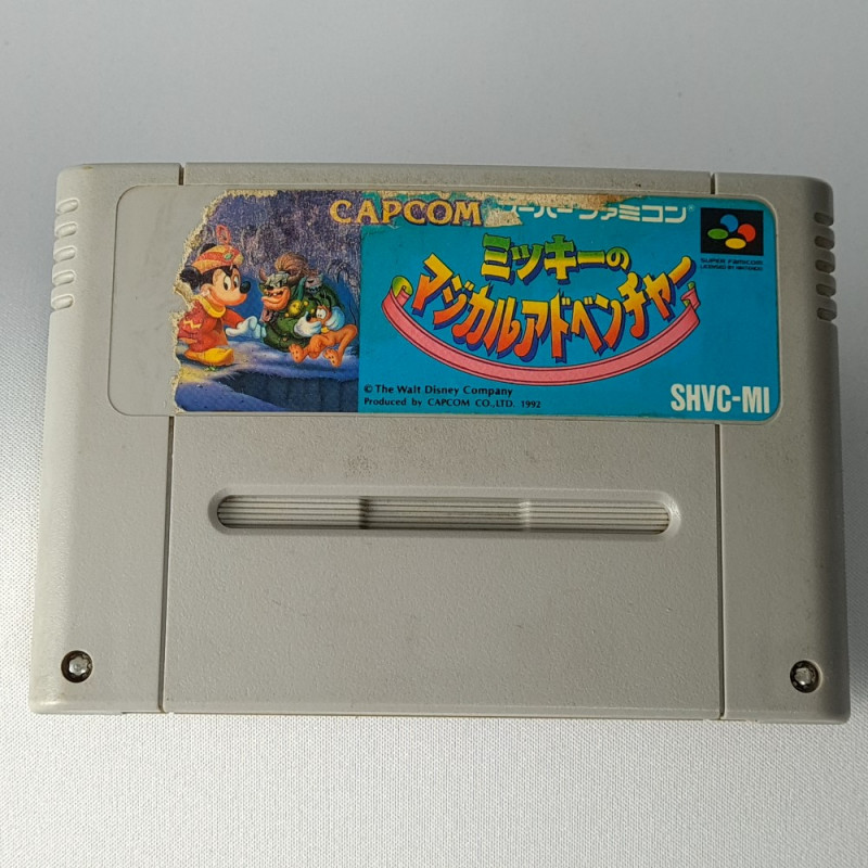Mickey No Magical Adventure Quest (Cartridge Only) Super Famicom Japan Nintendo SFC Capcom Platform 1992 Disney