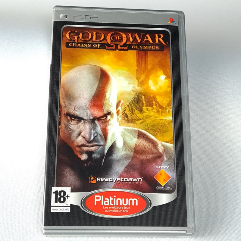 God Of War Chains of Olympus Platinum PSP FR Ver. Sony Action Kratos GOW