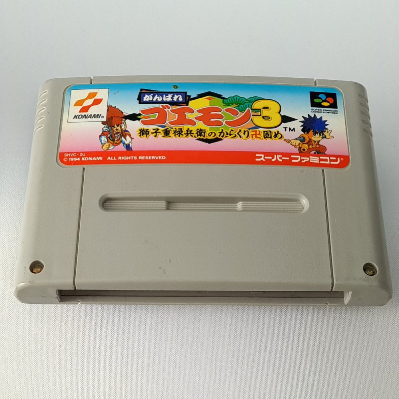 Ganbare Goemon 3 LOOSE (Cartridge Only) Super Famicom Japan Game Nintendo SFC Platform Action