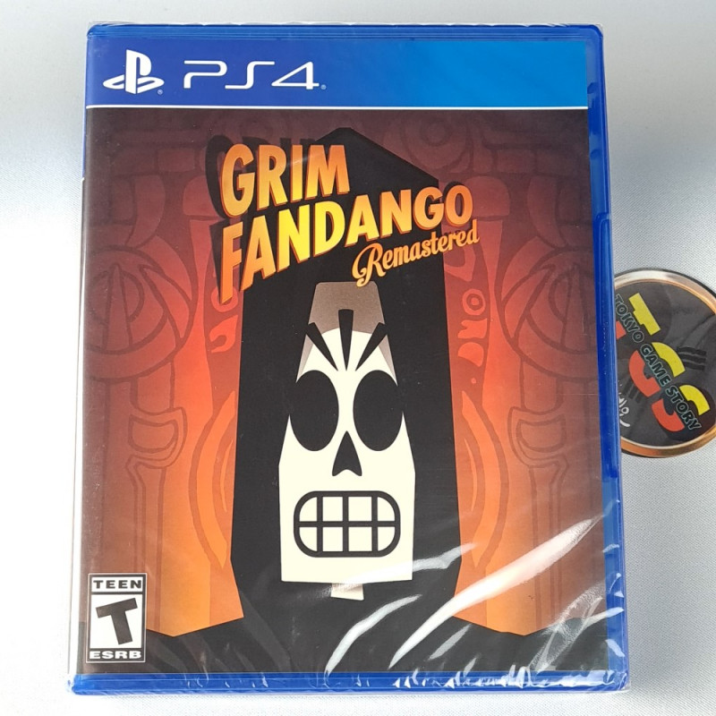 Grim Fandango Remastered PS4 USA Game In EN-FR-DE-ES-IT-PT-JP Adventure NEW Tim Schafer