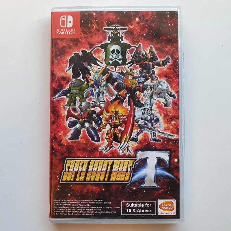 Super Robot Wars T English Cover Nintendo Switch Asian with English Subtitle vers. USED Bandai Namco Tactical RPG