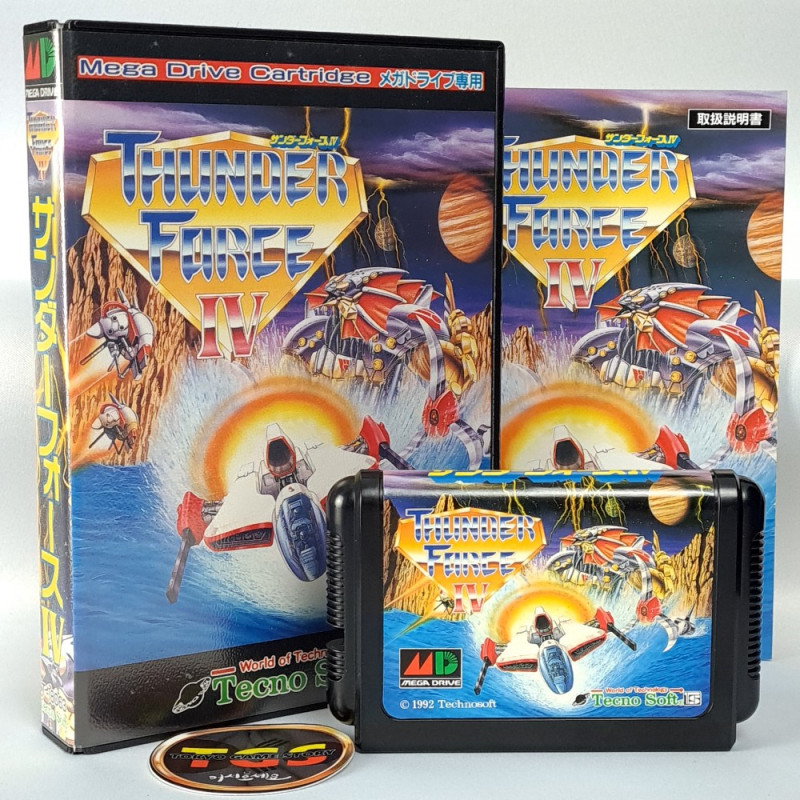 Thunder Force IV Megadrive (MD) NTSC-JAPAN Game Mega Drive TecnoSoft Shmup 1992