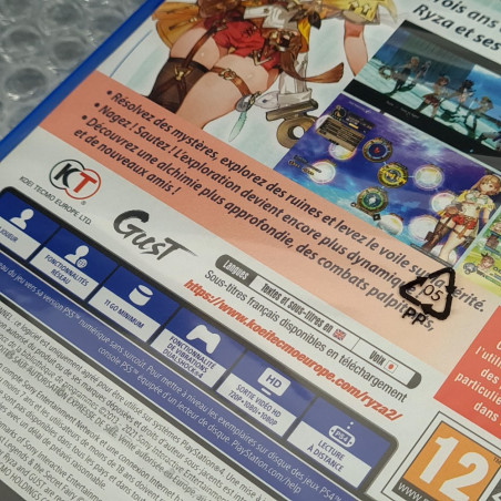 Atelier Ryza 2 Lost Legends & The Secrets Fairy PS4 FR Game FR-EN NEW RPG Koei