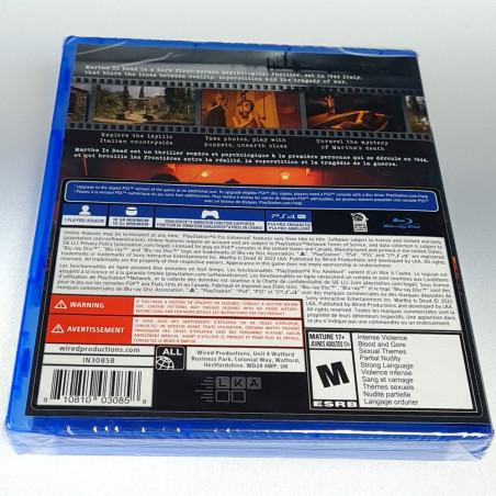 Martha Is Dead PS4 USA NEW Game In EN-FR-DE-ES-IT-CH-JP-KR-PO-PT-RU Adventure Horror