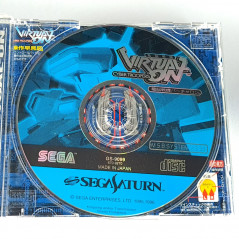 Virtual On Cyber Troopers With Spine Card Sega Saturn Japan Ver. Robot 3D Fighting 1996