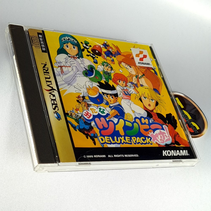 Detana Twinbee Yahho! Deluxe Pack Sega Saturn Japan Ver. shmup shoot Konami 1995