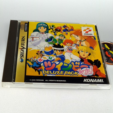 Detana Twinbee Yahho! Deluxe Pack Sega Saturn Japan Ver. shmup shoot Konami 1995