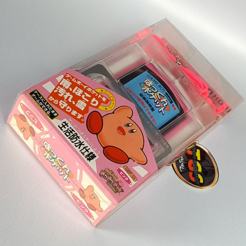 Hori Pakkun Game Boy Pocket Protective Case Pink Hoshi No Kirby NEW GBP-02