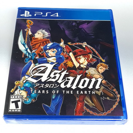 ASTALON: TEARS OF THE EARTH PS4 NEW LRG445 Limited Run Game in EN-FR-DE-ES-UKR-PT-KR-JP-CH Adventure Platform Action
