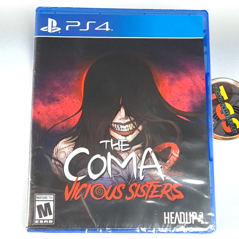 THE COMA 2: VICIOUS SISTERS (2000Ex.) PS4 NEW Limited Run Game in EN-FR-DE-ES-IT-PT-KR-CH Horror Adventure LRG429