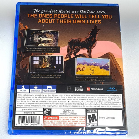 Where the Water Tastes Like Wine PS4 USA NEW Serenity Forge Adventure 2019