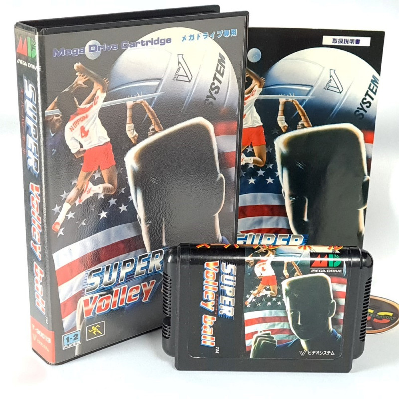 Super Volley Ball Sega Megadrive Japan Ver. Sport Video System Mega Drive 1991